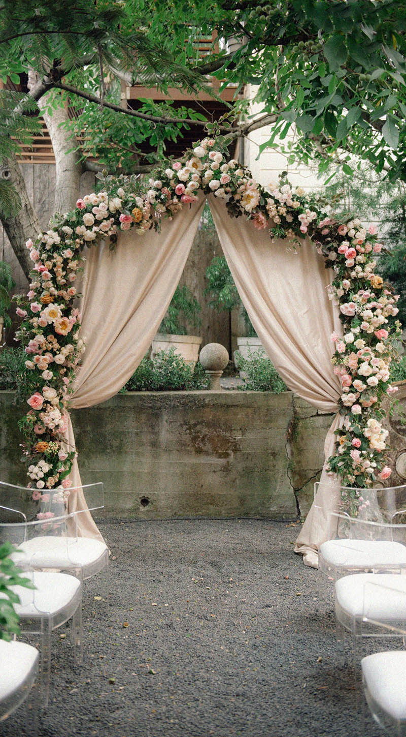 ceremony-flower-arch-wedding-california